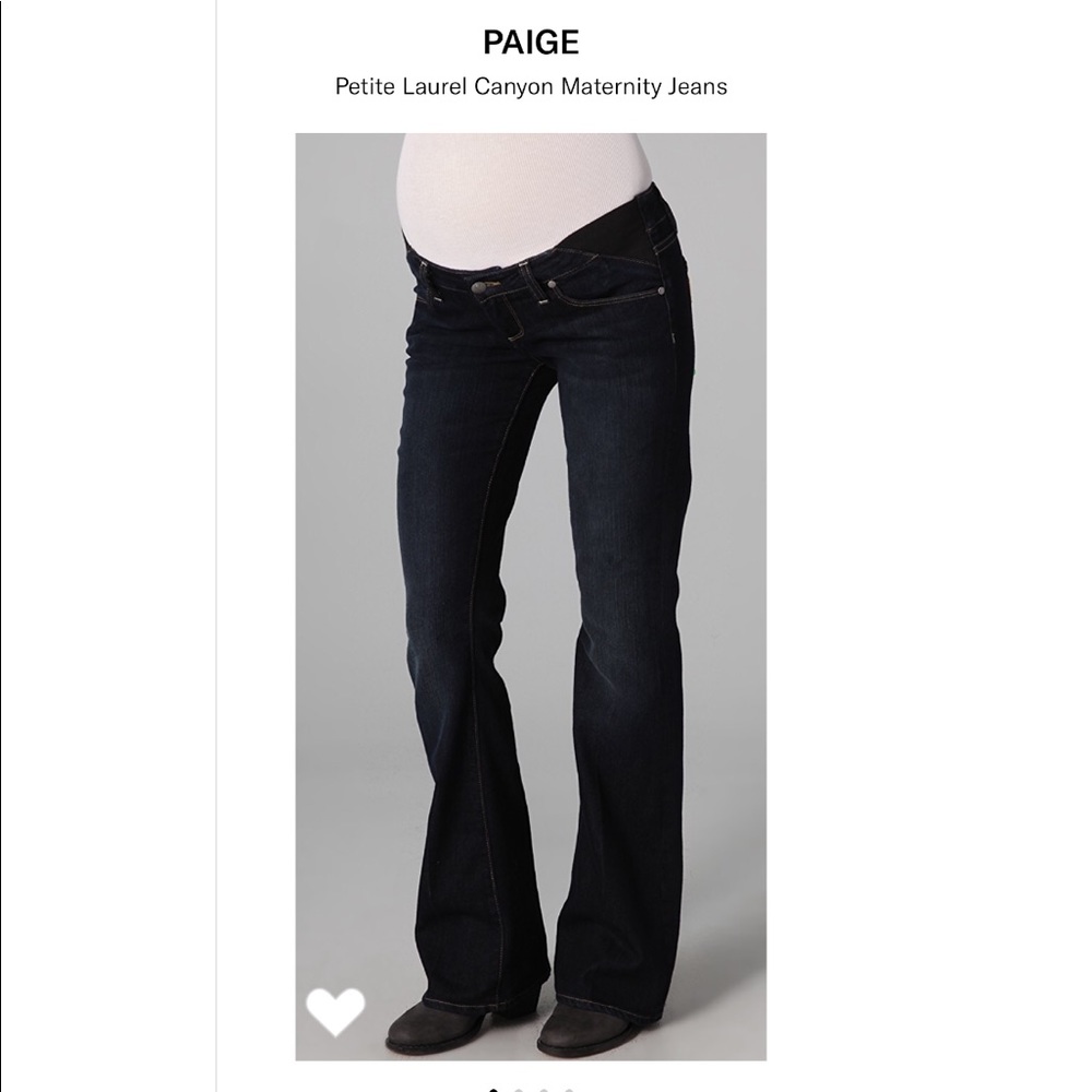 Paige Petite MATERNITY laurel canyon Jean 27